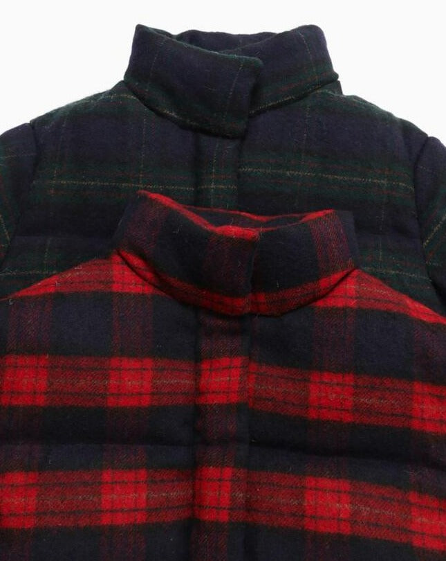 【Love You So Much】Abraham Wool Down Check Jacket