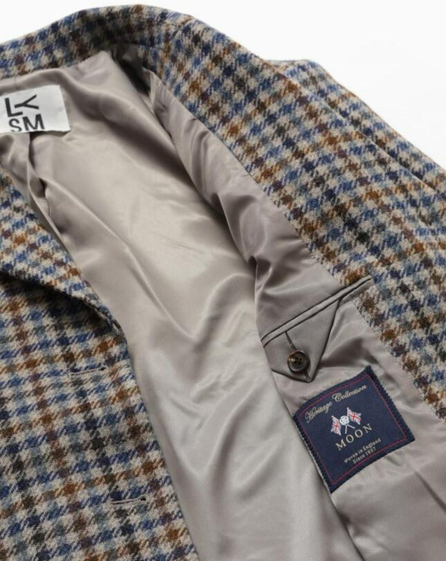 [Love You So Much] Abraham 3 Button Check Blazer