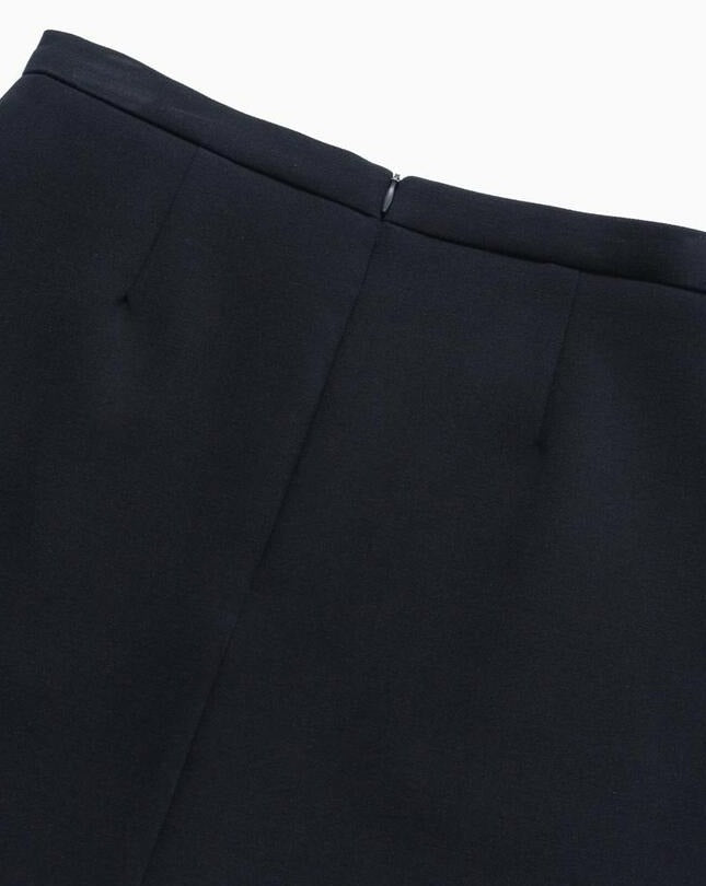 【MORE THAN YESTERDAY】Diagonal Slit Mini Skirt