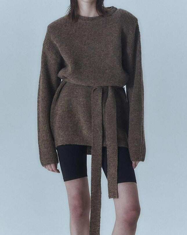 【MORE THAN YESTERDAY】Oversized Long Sweater