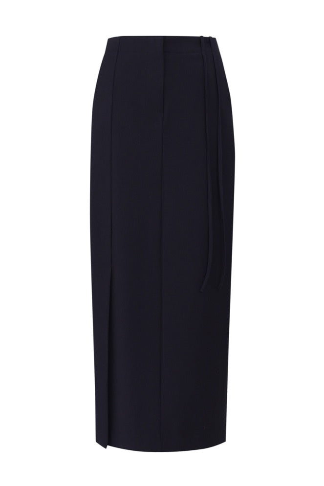 【MORE THAN YESTERDAY】Side Slit Long Skirt