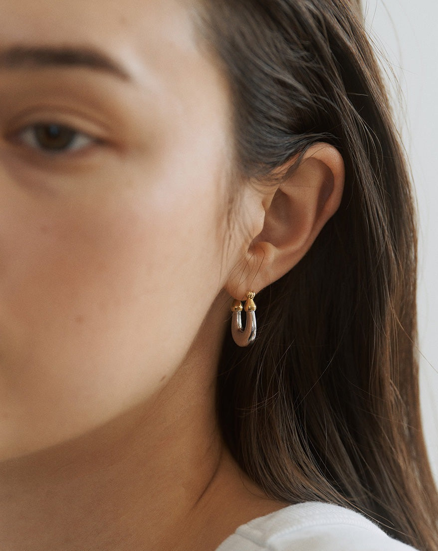 【BORNETE SEASON 23-007】23SS Etoile silver earring