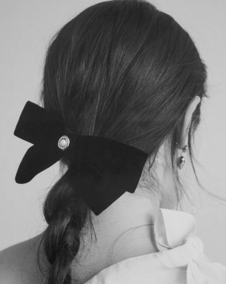 【BORNETE SEASON 23-002】23SS Kelly Italy Hair Pin_Velvet