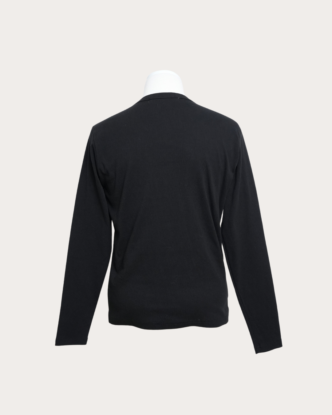 Slimfit Ribbed L/S Tee