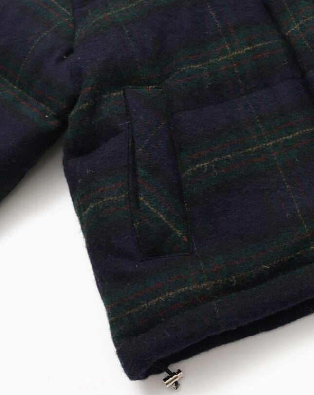 【Love You So Much】Abraham Wool Down Check Jacket