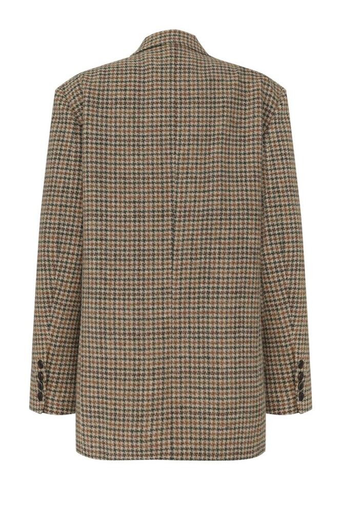 【MORE THAN YESTERDAY】Abraham Oversized Check Blazer