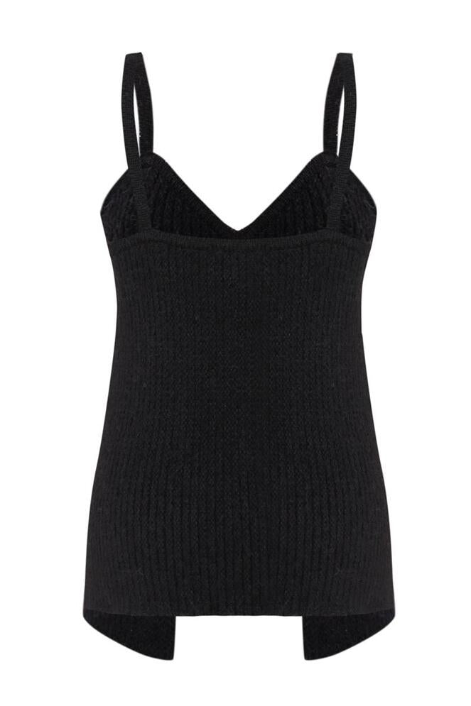 【Love You So Much】Ribbed Cut-Out Sleeveless Top