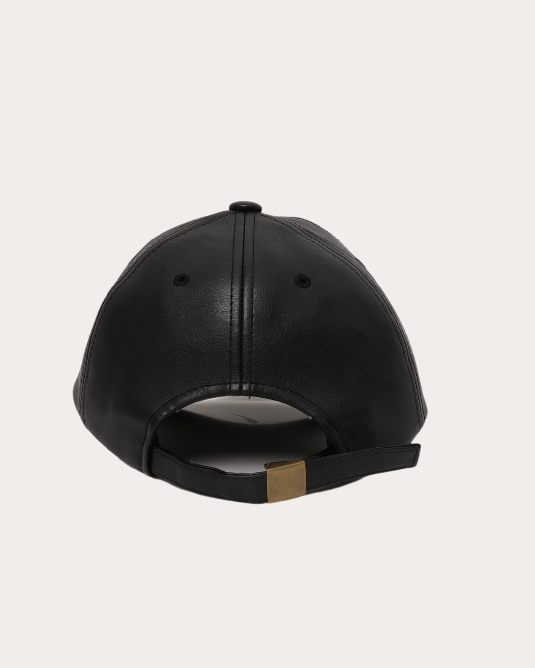 Logo Leather Cap