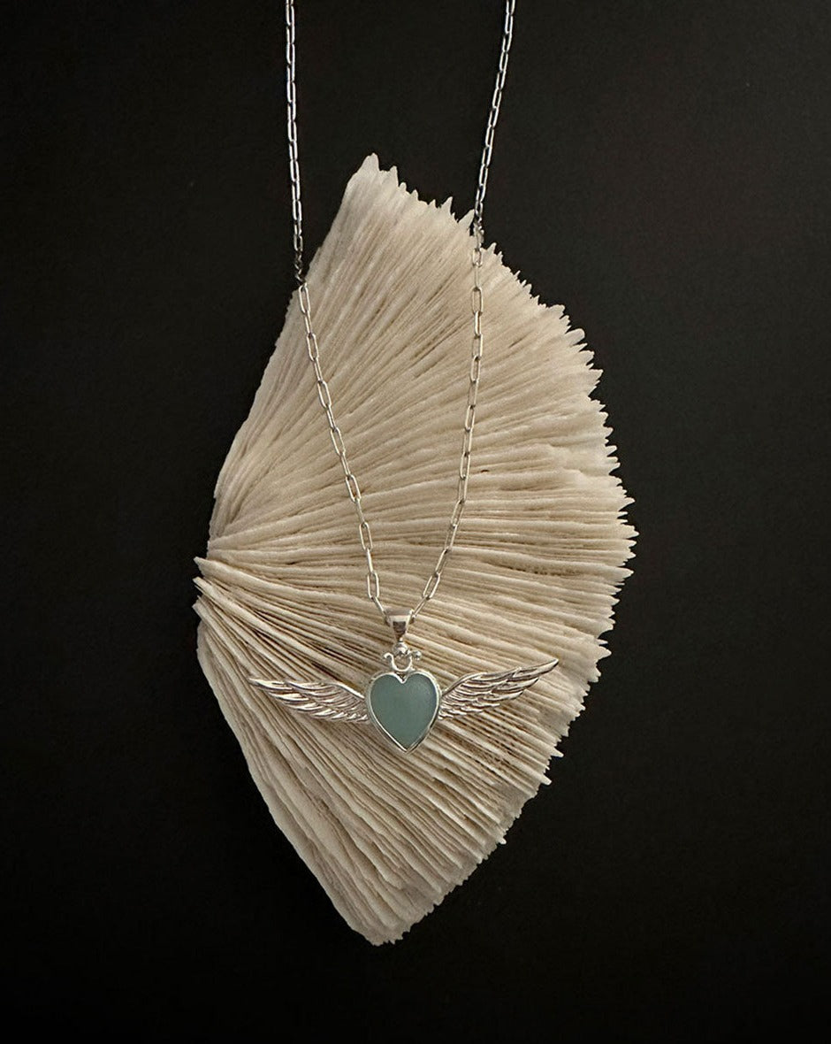 【BORNETE SEASON 23-021】23SS Comme Pale Gemstone Necklace