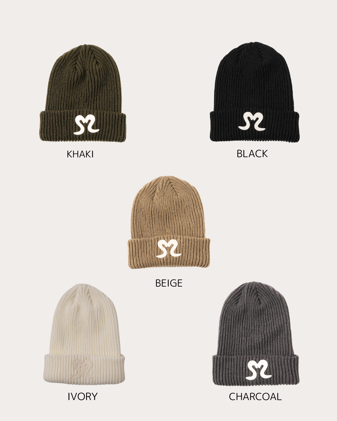 Logo Beanie - IVORY 