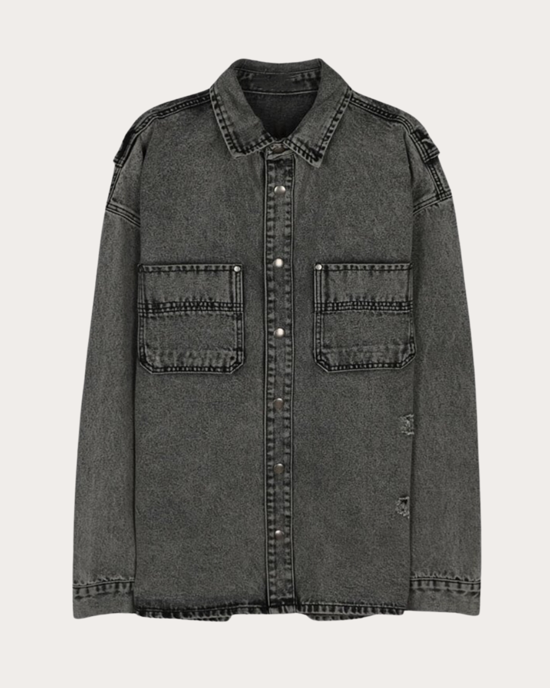 Stone Wash Denim Jacket