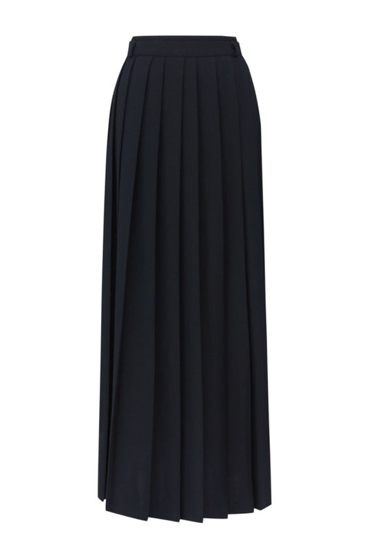 【MORE THAN YESTERDAY】Pleated Long Skirt