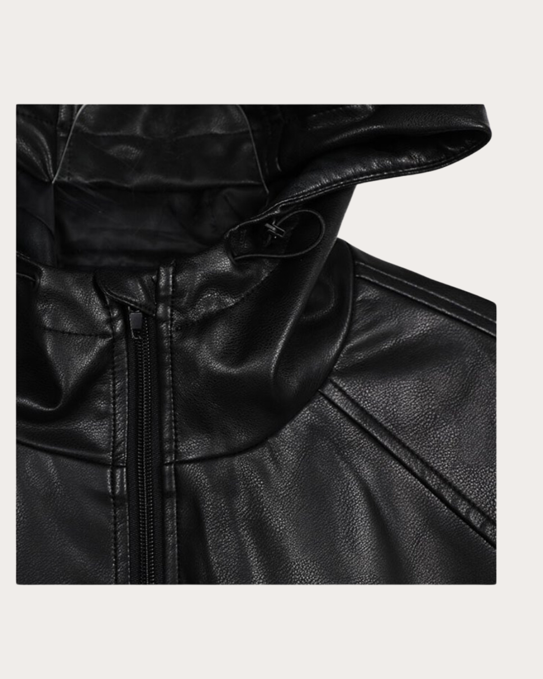 Vigan Lather Hoodjacket