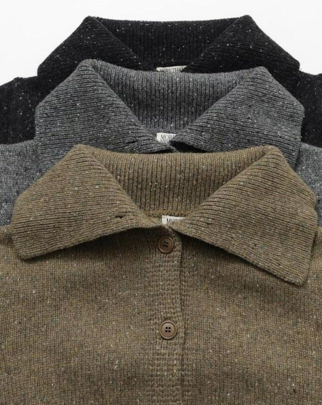 【MORE THAN YESTERDAY】Fine Wool Turtleneck Cardigan