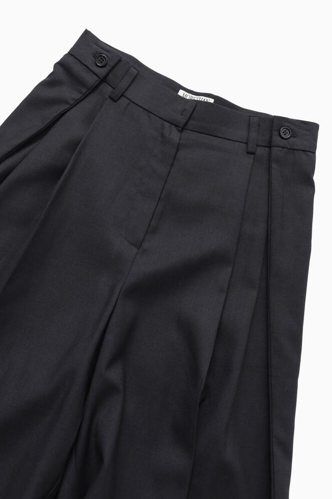 【MORE THAN YESTERDAY】Double Folded Waistband Trousers