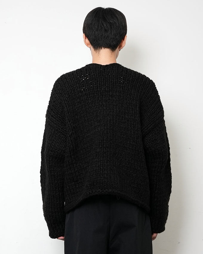 【HANDMADE】Shaggy Knit Cardigan