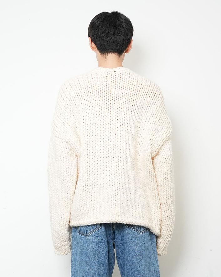 【HANDMADE】Shaggy Knit Cardigan