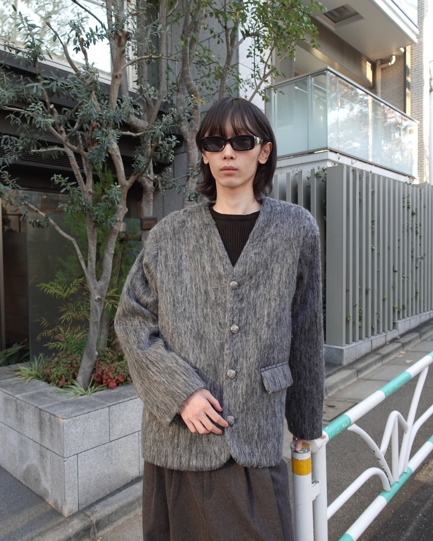 Noun Mohair Nocollor Jacket