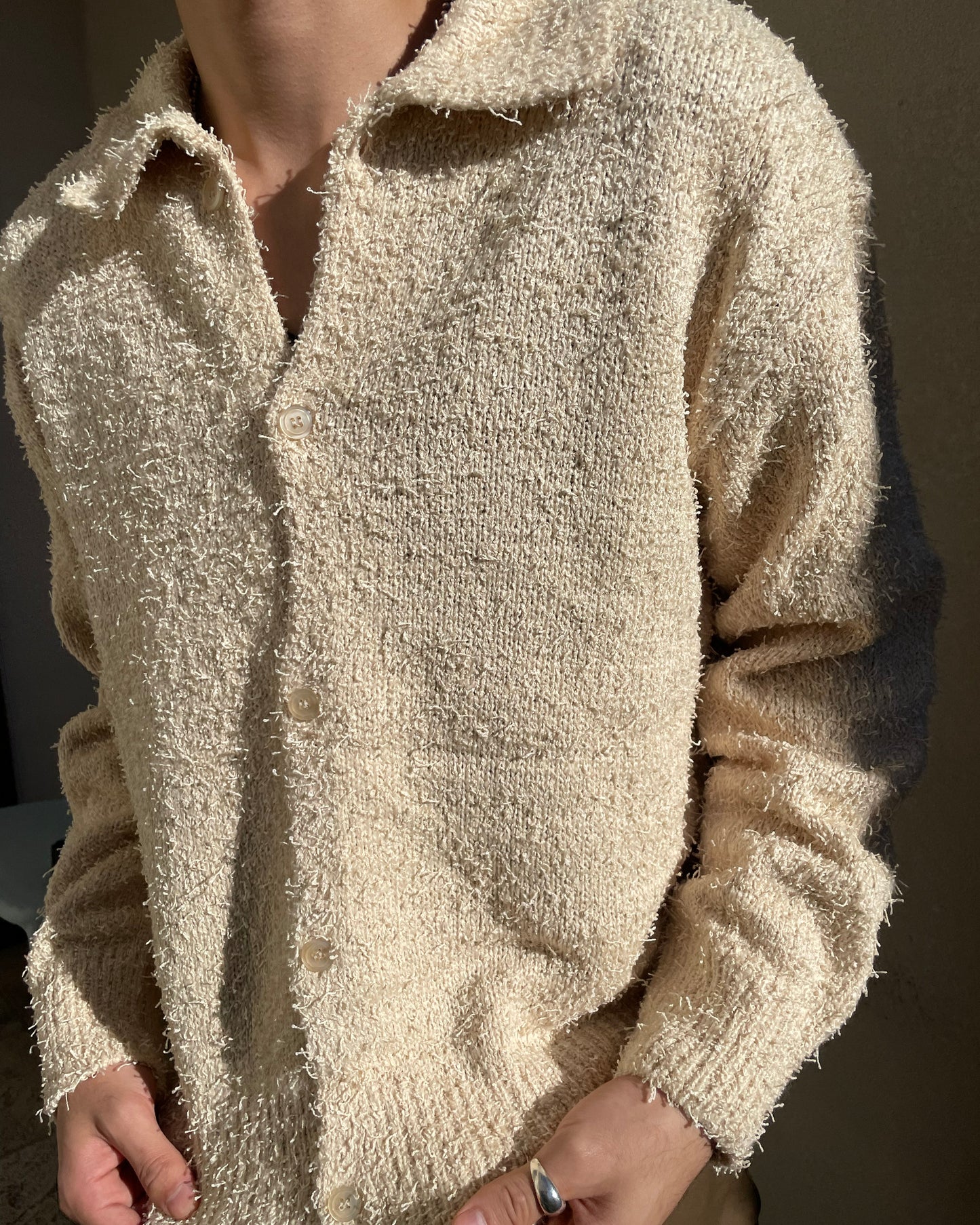 Map Dust Button Cardigan