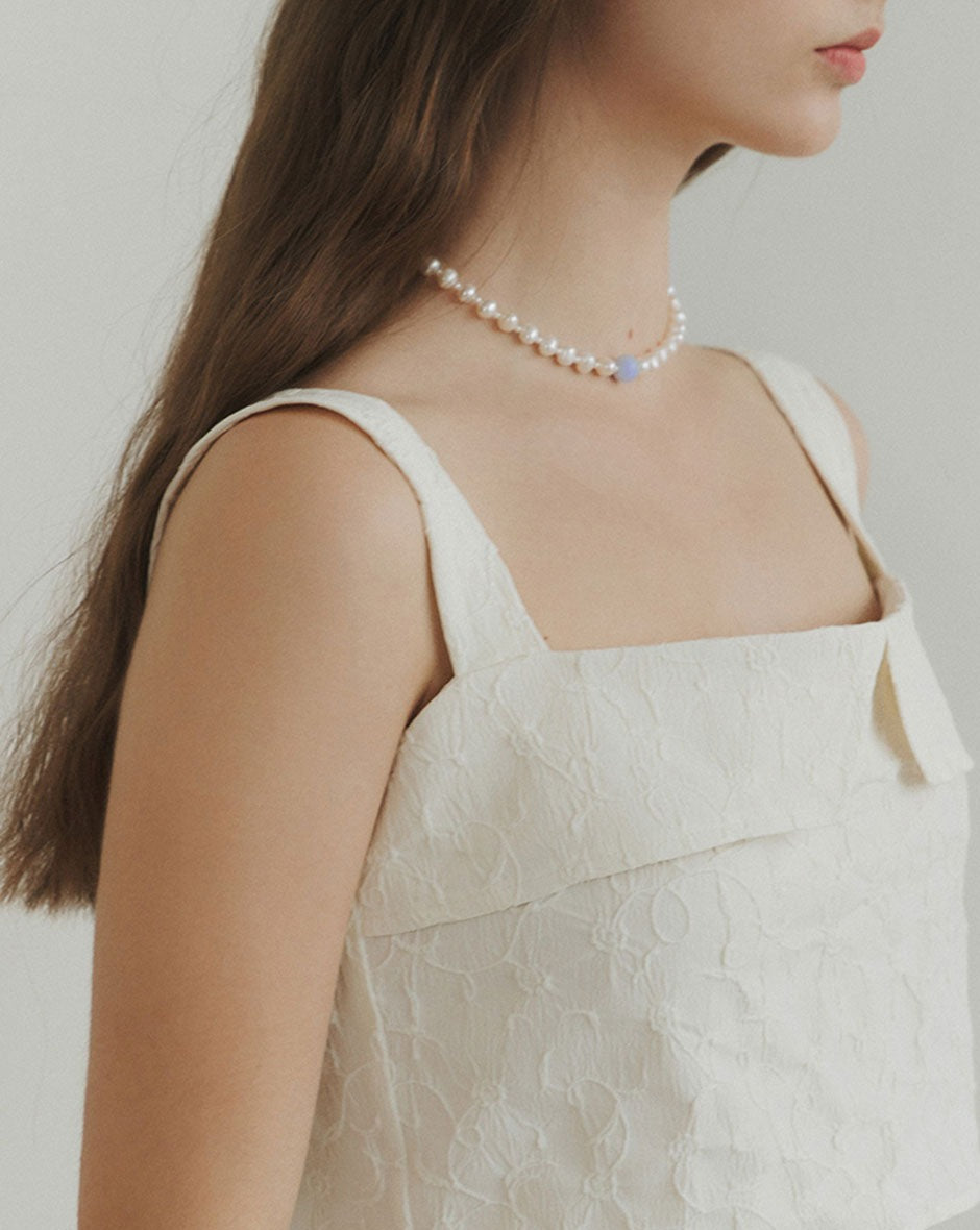 【BORNETE SEASON 23-018】23SS Cezanne Natural Pearl Necklace