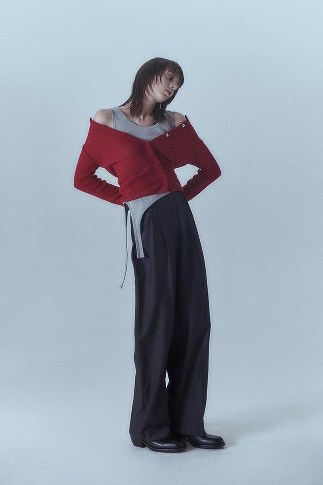 【MORE THAN YESTERDAY】Double Folded Waistband Trousers