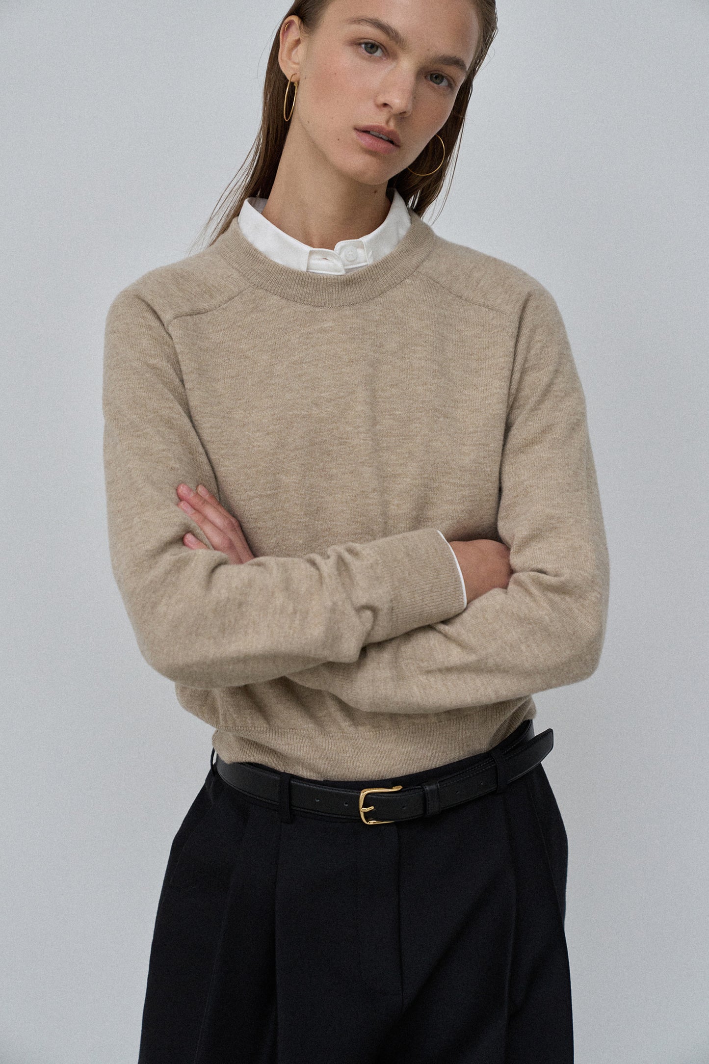 【BLOSSOM H COMPANY 2024AW】LOREN ROUND-NECK KNIT