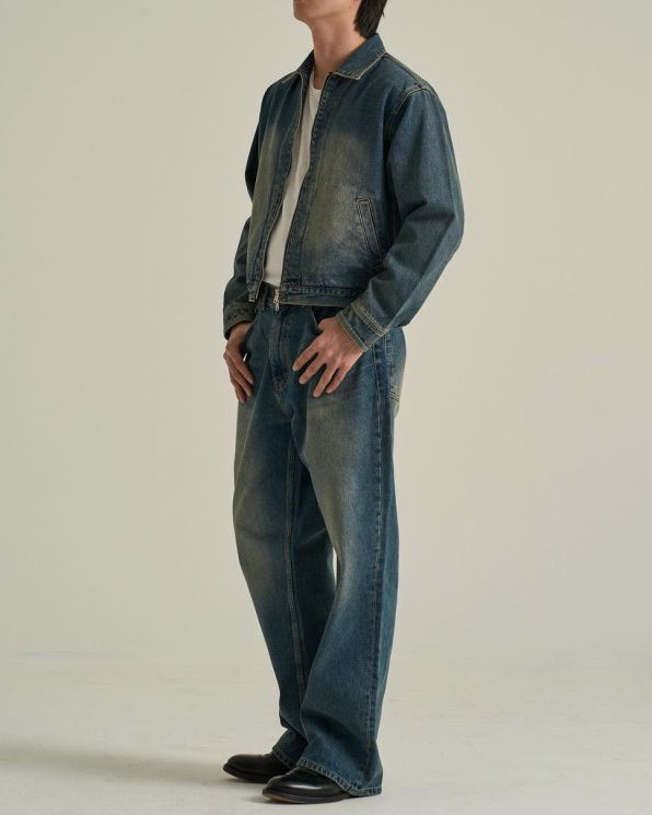 2401 Washed Denim Pants