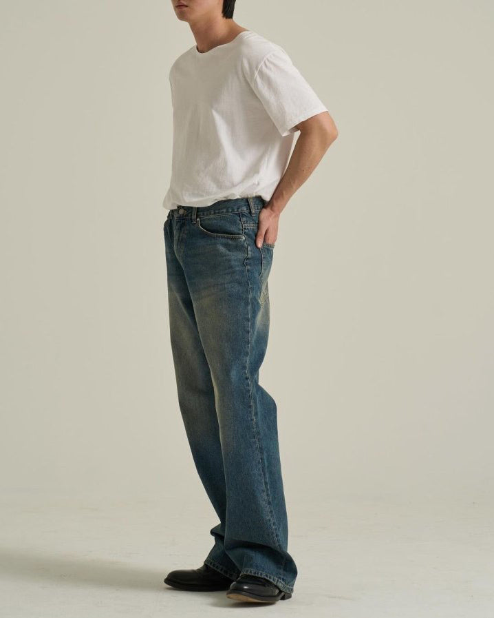 2401 Washed Denim Pants