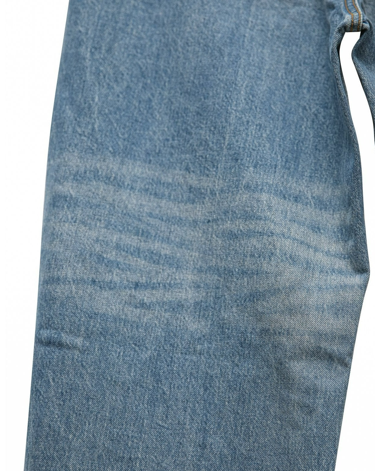 [PAPERMOON] SS / Vintage Blue Distressed Damage Wash Wide-Leg Jeans