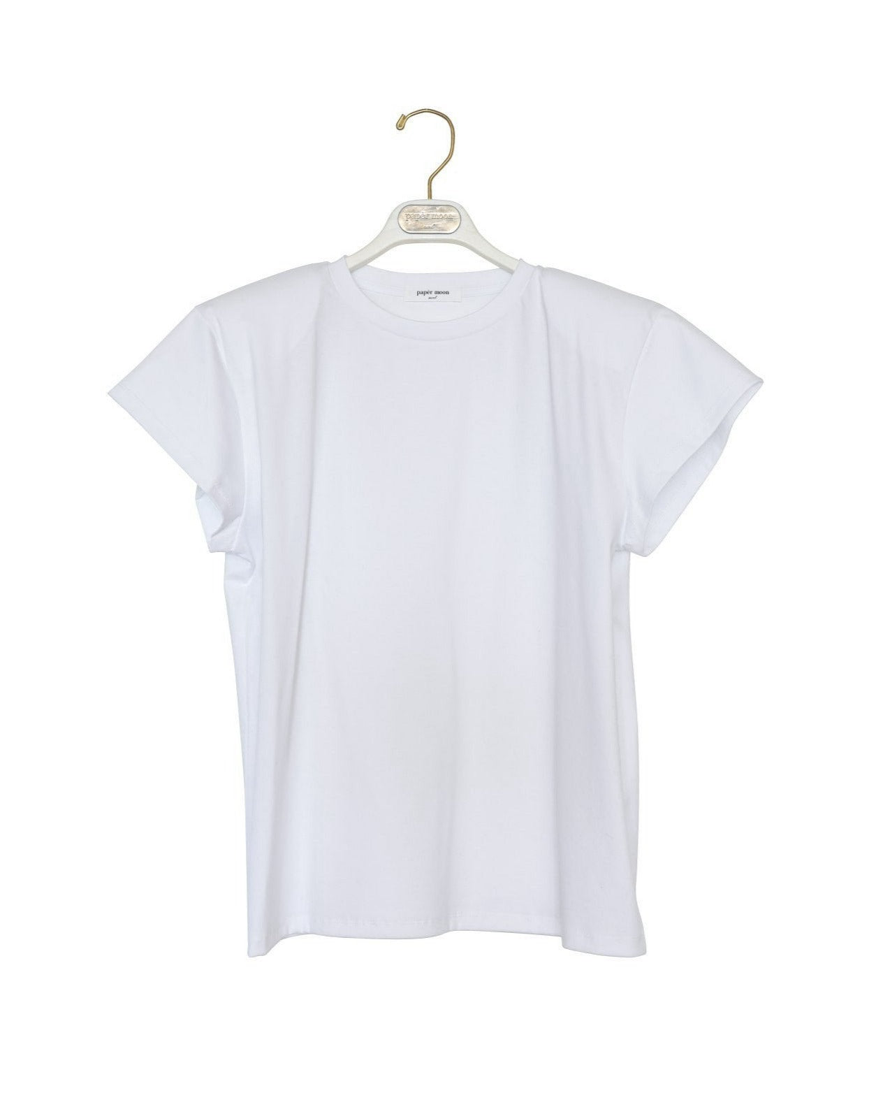 【PAPERMOON ペーパームーン】SS / Premium Cotton Classic Slim Padded T - Shirt