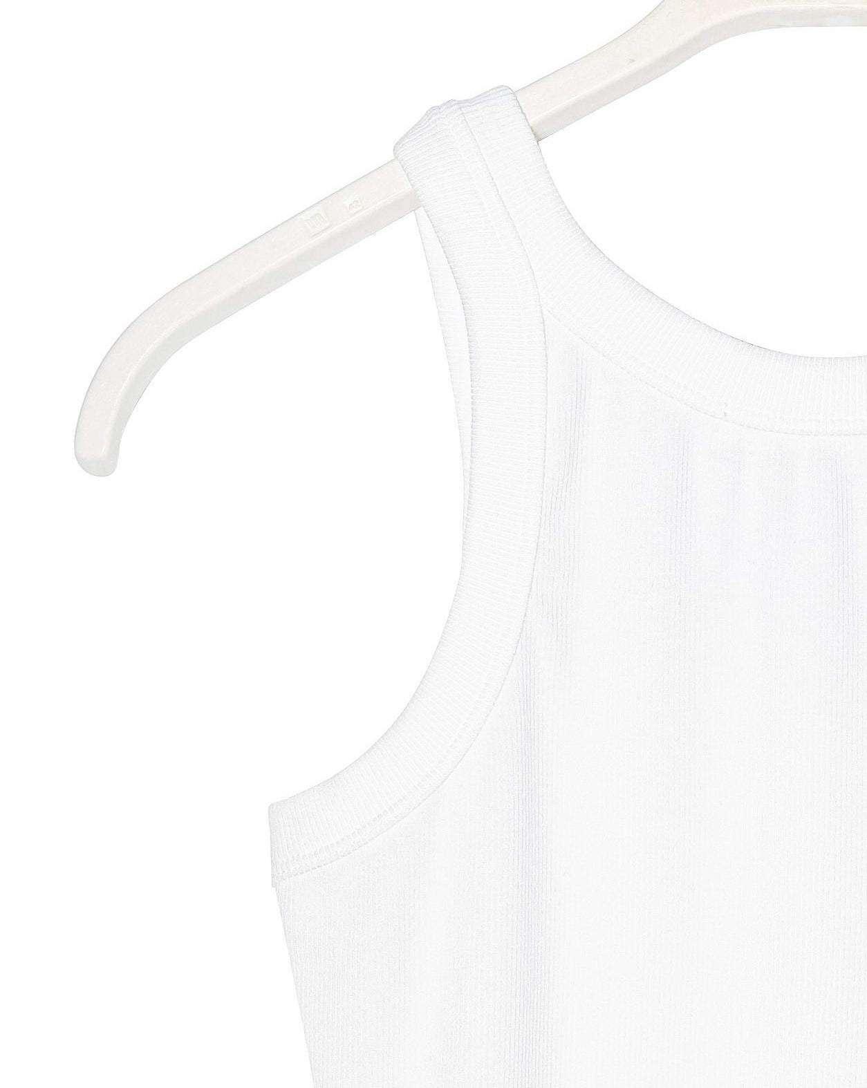 【PAPERMOON ペーパームーン】SS / Ribbed Cropped Tank Sleeveless Top