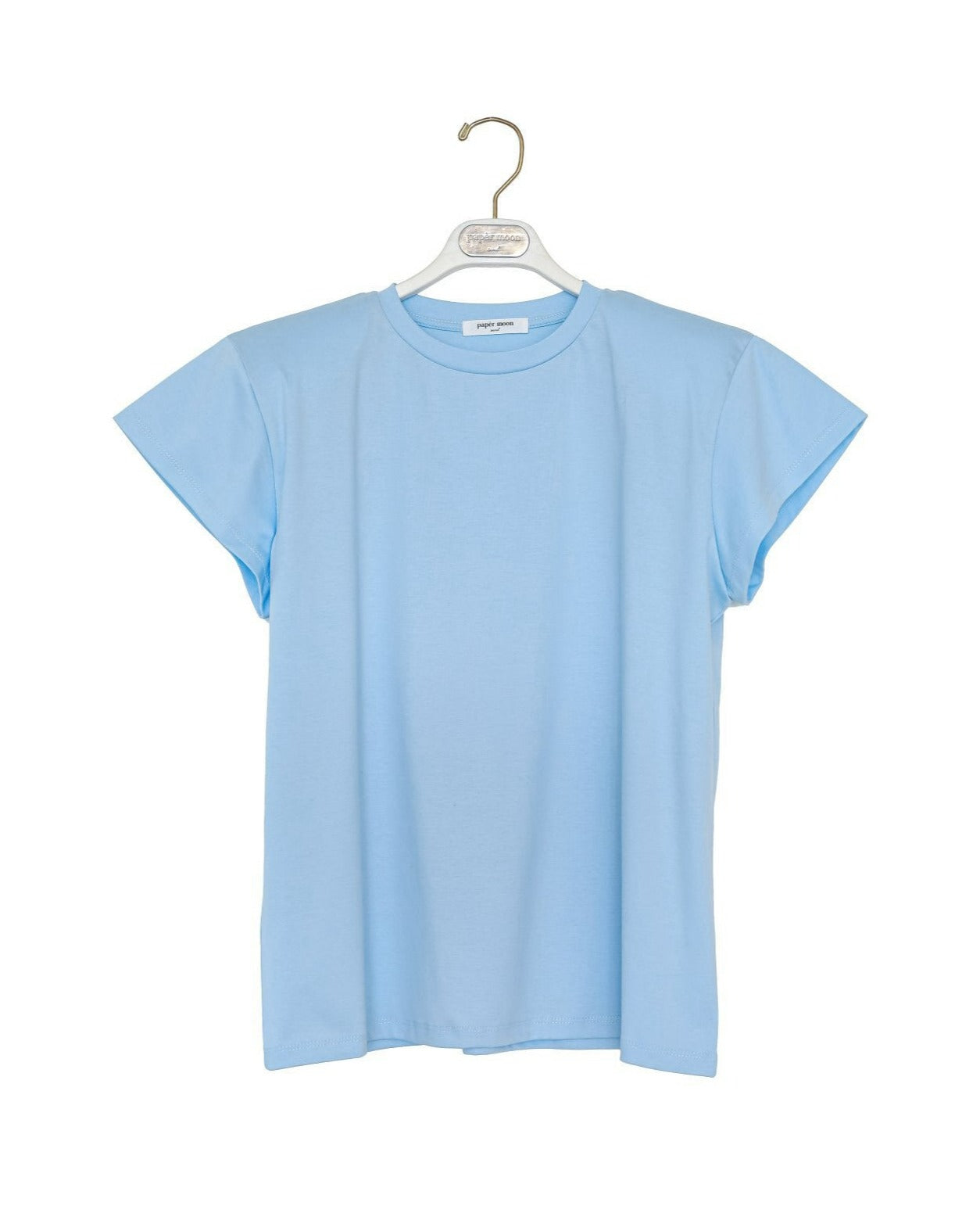 【PAPERMOON ペーパームーン】SS / Premium Cotton Classic Slim Padded T - Shirt