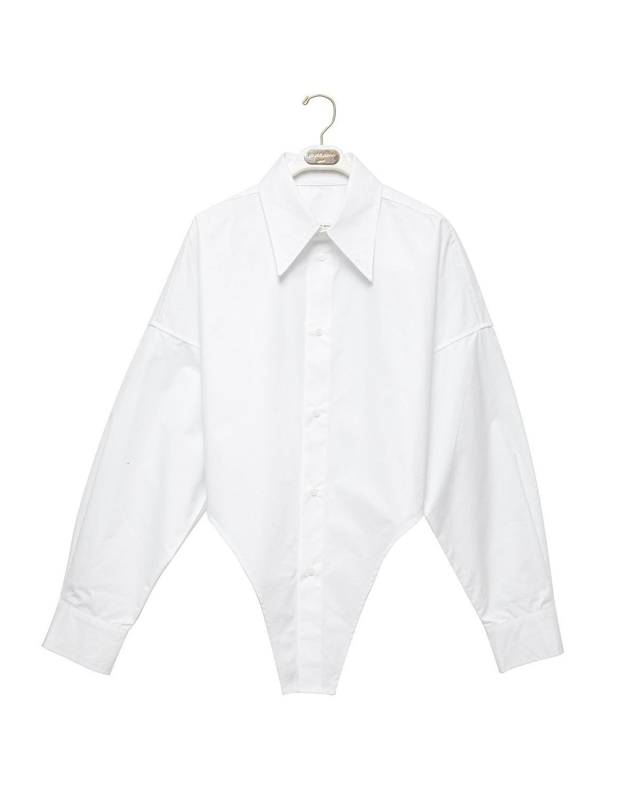 【PAPERMOON ペーパームーン】SS / Bodysuit Detail Button Down Shirt