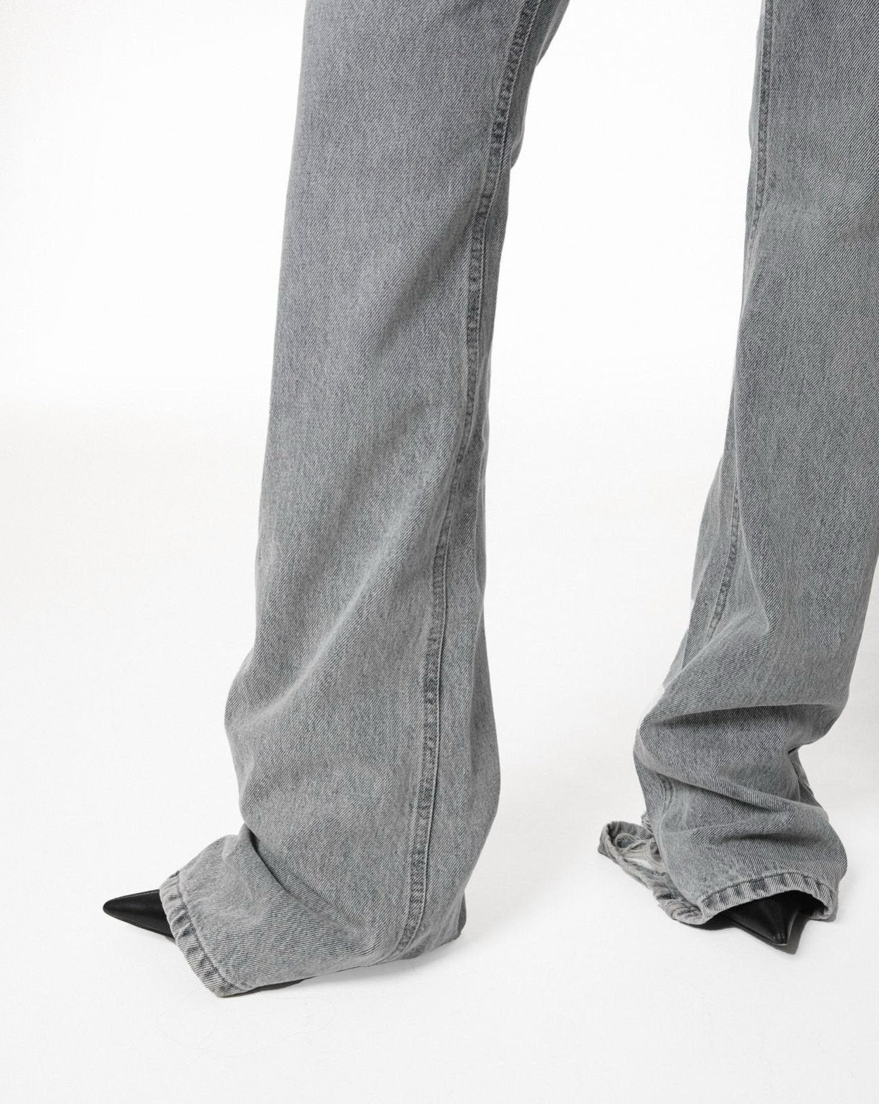 [PAPERMOON] SS / Straight Boots Cut X-Ray Jeans