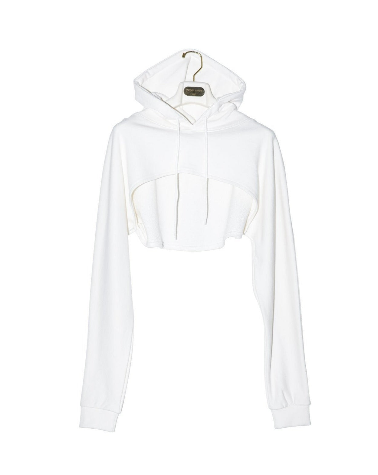 【PAPERMOON ペーパームーン】SS / Bolero Detail Cropped Sweat Hoodie