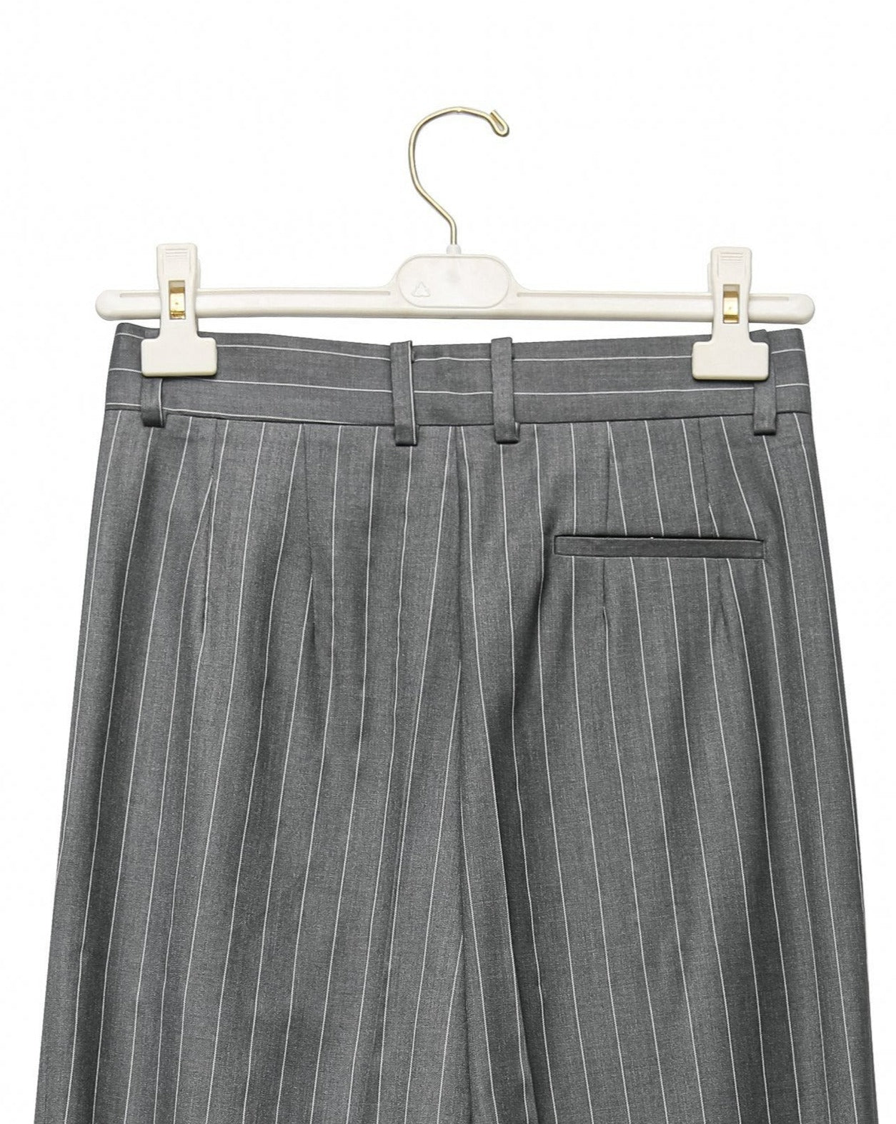 [PAPERMOON] SS / Wide Pin Stripe Set up Suit Pleated Trousers