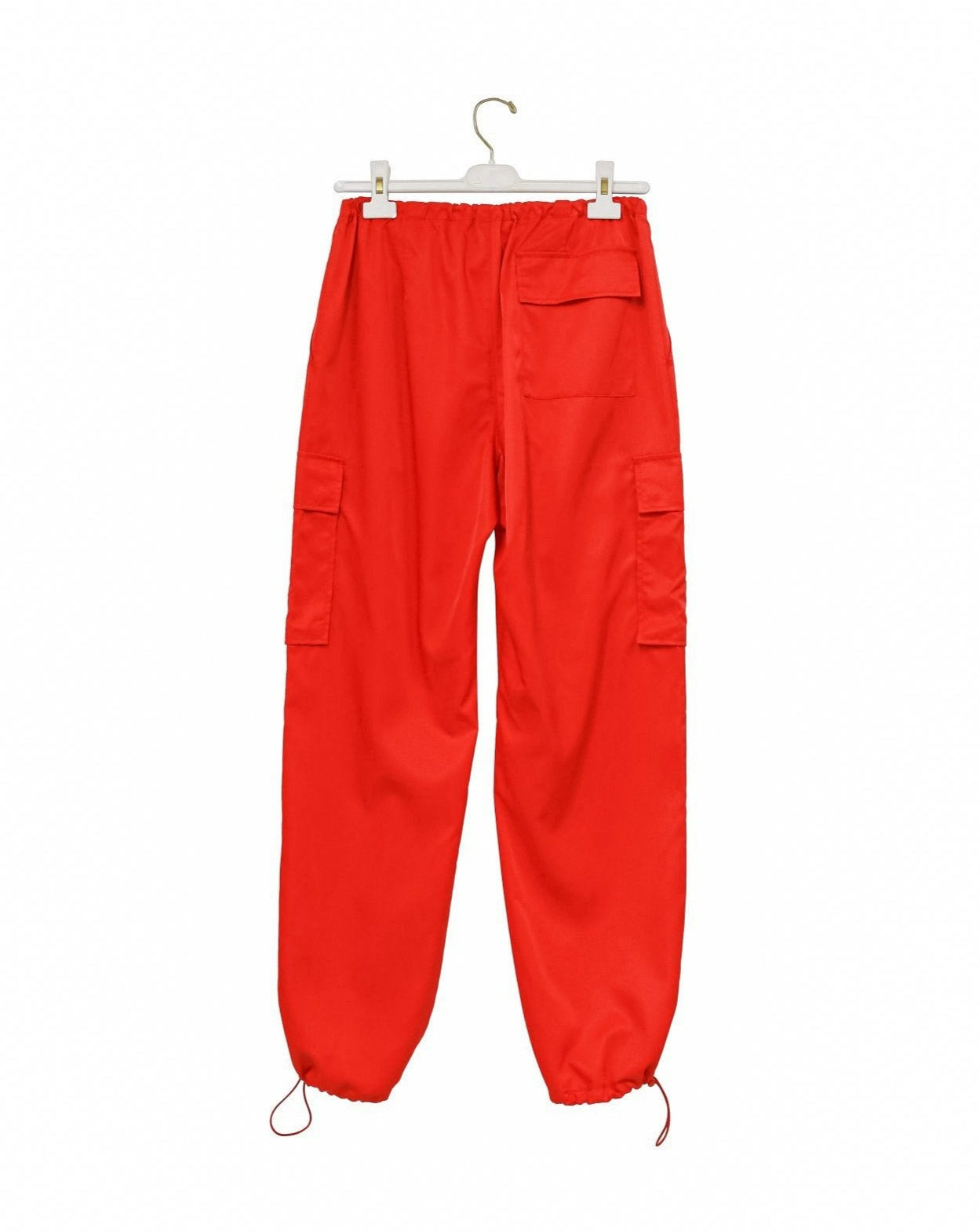 [PAPERMOON] SS / Nylon Drawstring Cargo Pocket Trousers