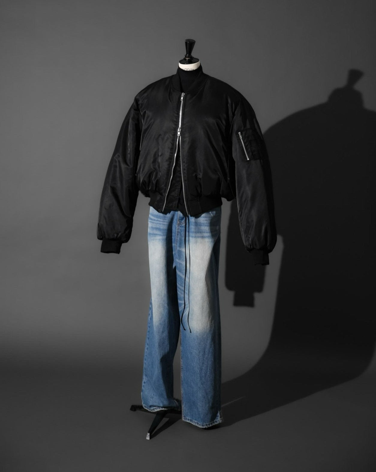 【即納】【PAPERMOON ペーパームーン】AW / Classic Padded Oversized MA - 1 Flight Jacket