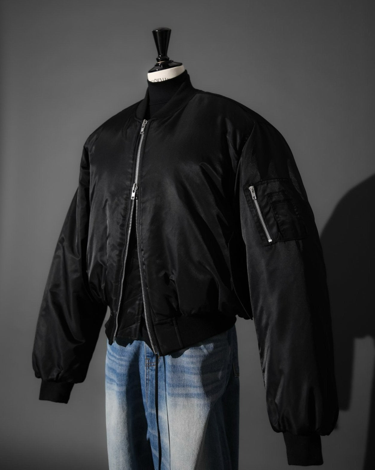 【即納】【PAPERMOON ペーパームーン】AW / Classic Padded Oversized MA - 1 Flight Jacket