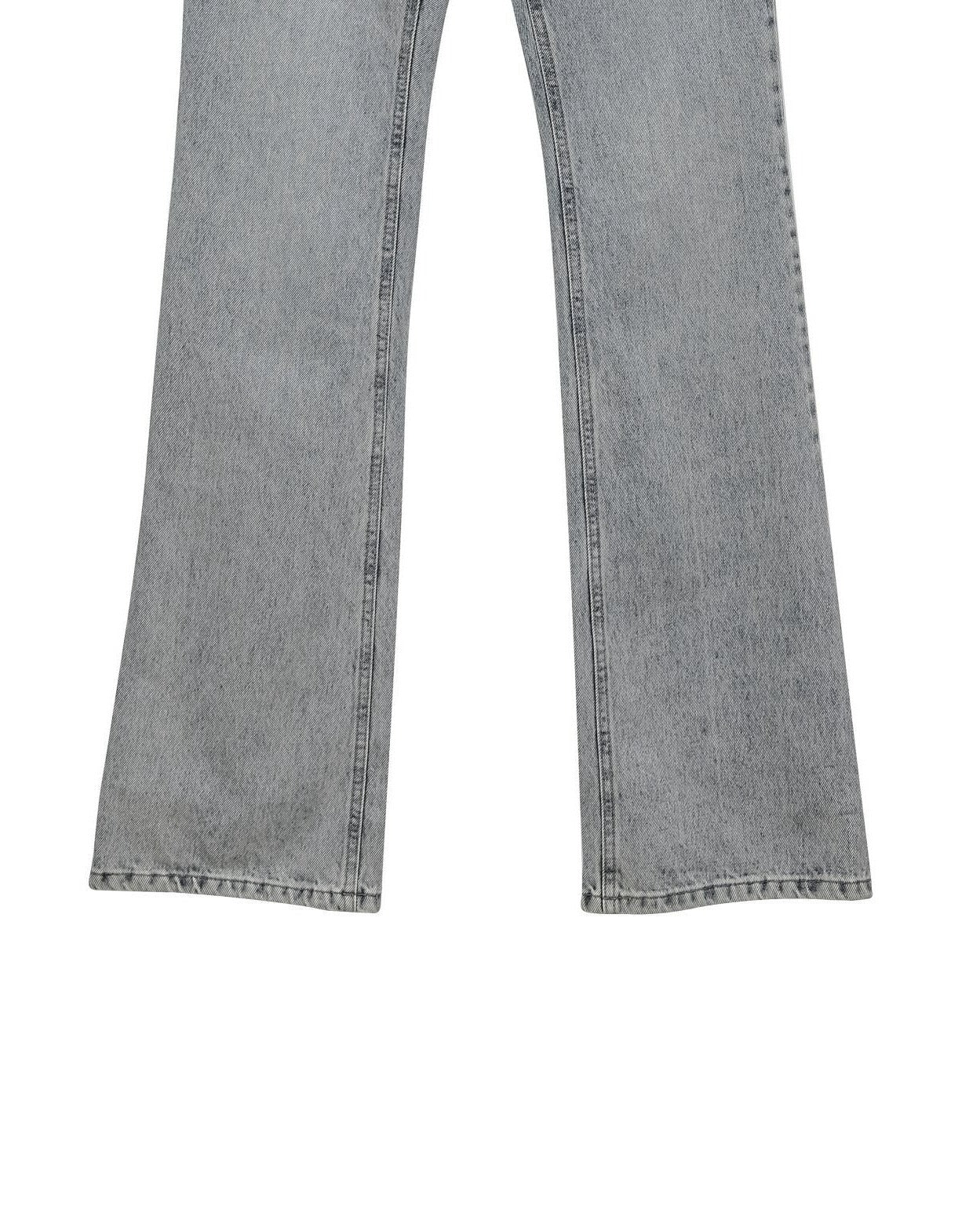 [PAPERMOON] SS / Straight Boots Cut X-Ray Jeans