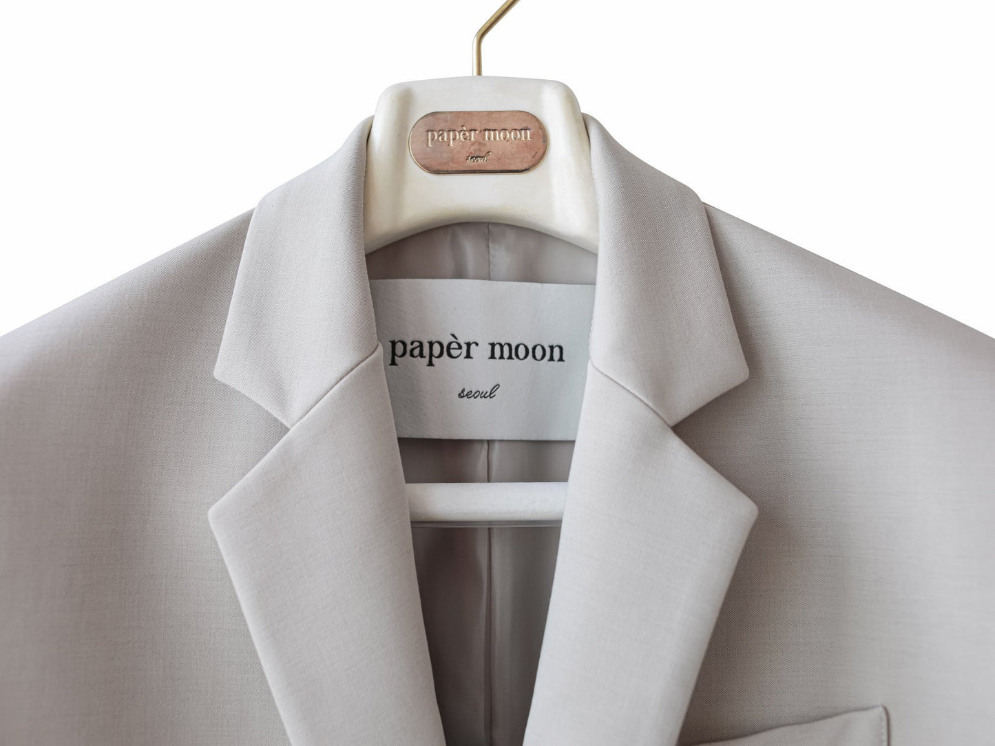 【即納】【PAPERMOON ペーパームーン】AW / Oversized Three Button Single Blazer