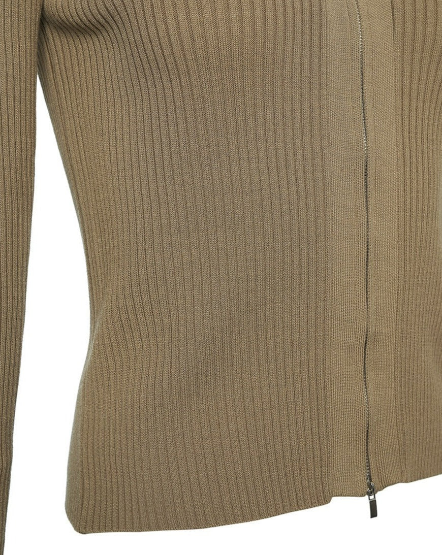 【即納】【BLOSSOM H COMPANY】FEV V-NECK ZIPUP CARDIGAN