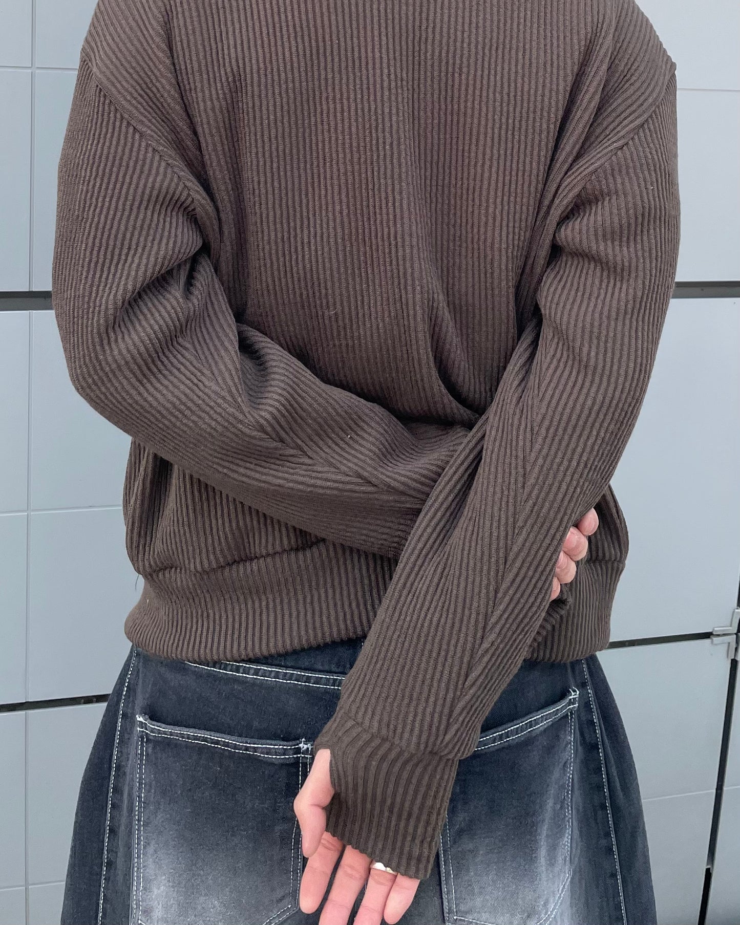 Sumholl Drivers Knit-BROWN