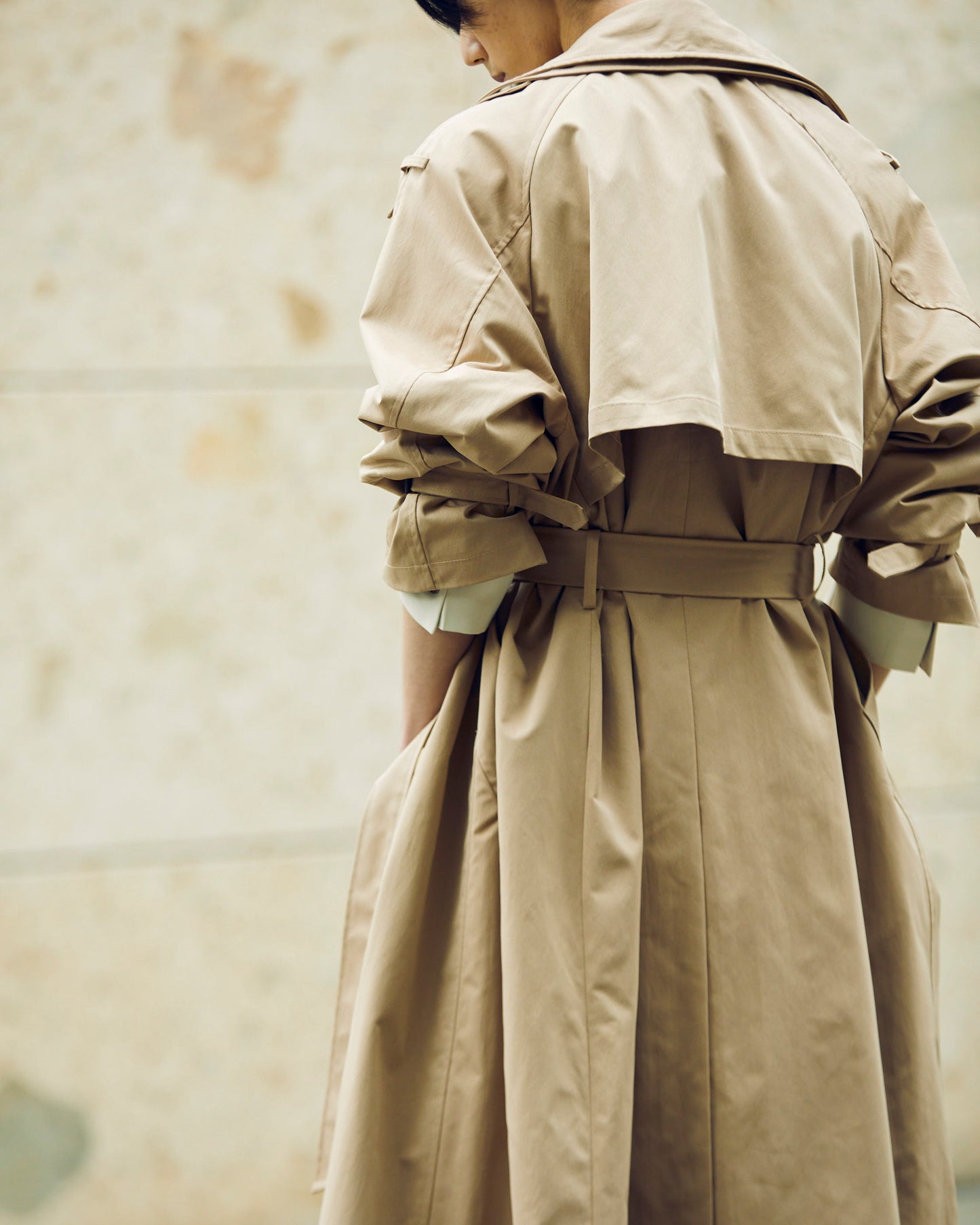 Layered Collar Trenchcoat